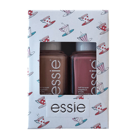 Tea For Two Nudes Nail Polish Duo Kit-essie-enamel-01-Essie