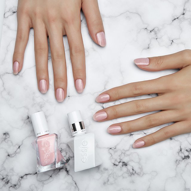 gel-like shine at-home