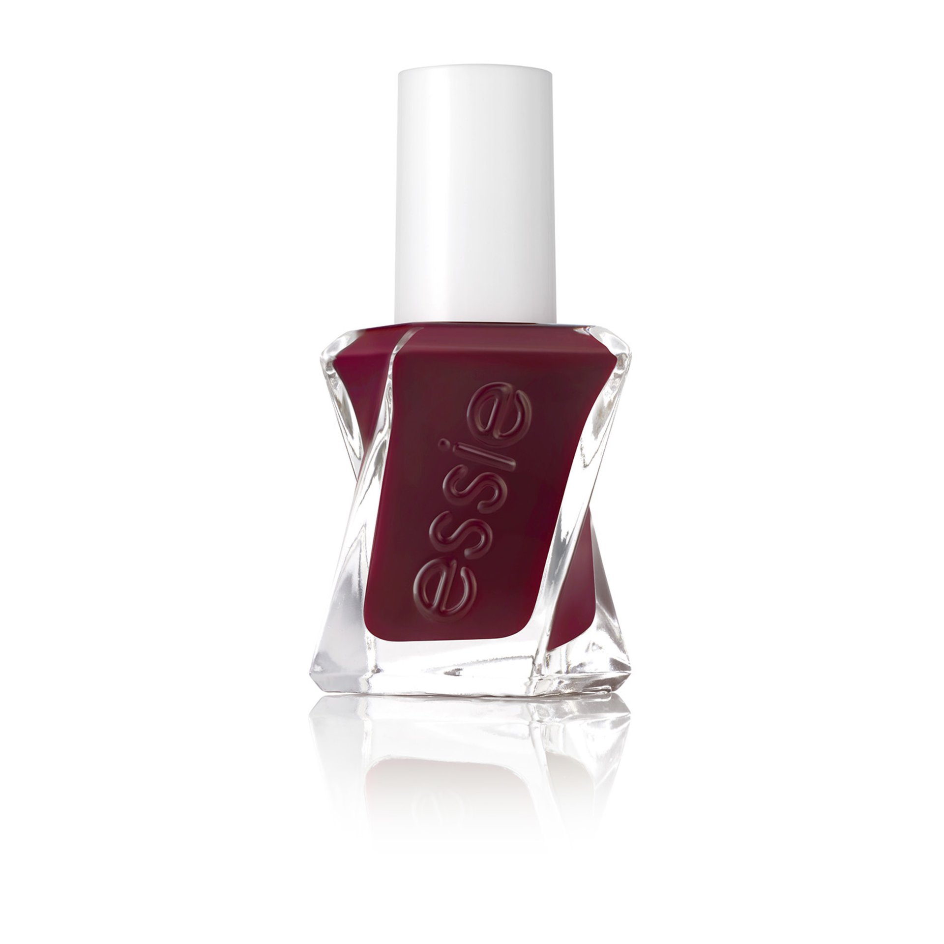 spiked with style - blood red gel nail polish, colour & lacquer - essie