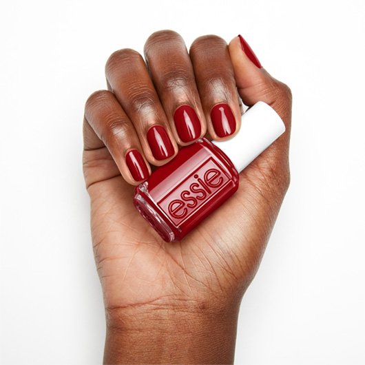 bordeaux deep wine red nail polish nail color lacquer essie