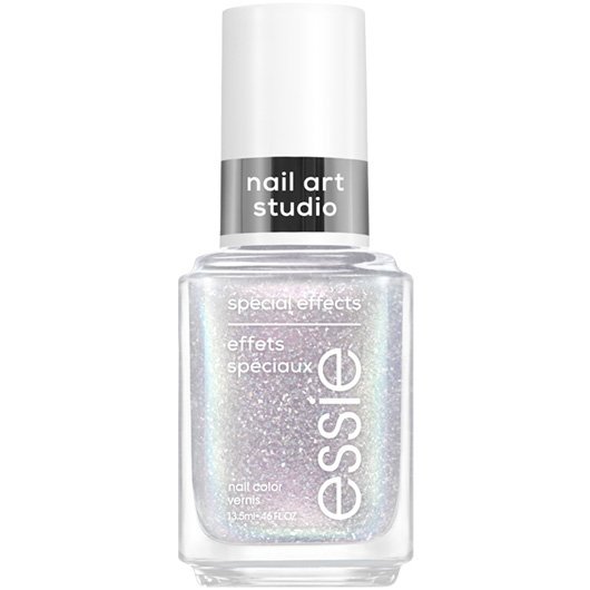 White iridescent discount nail polish