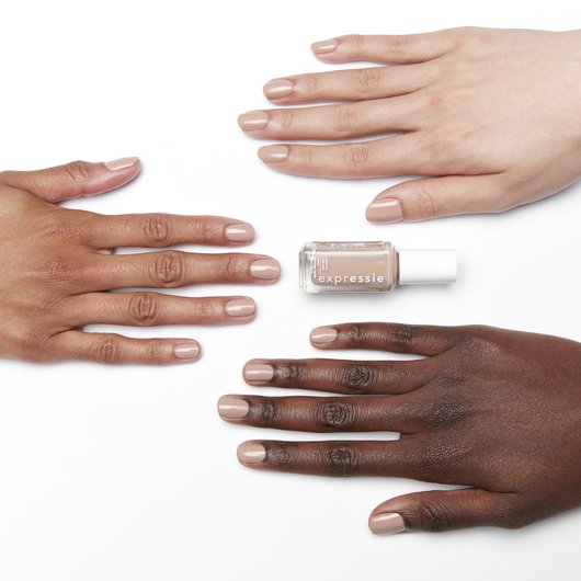 buns up - light beige nude quick dry nail polish - essie