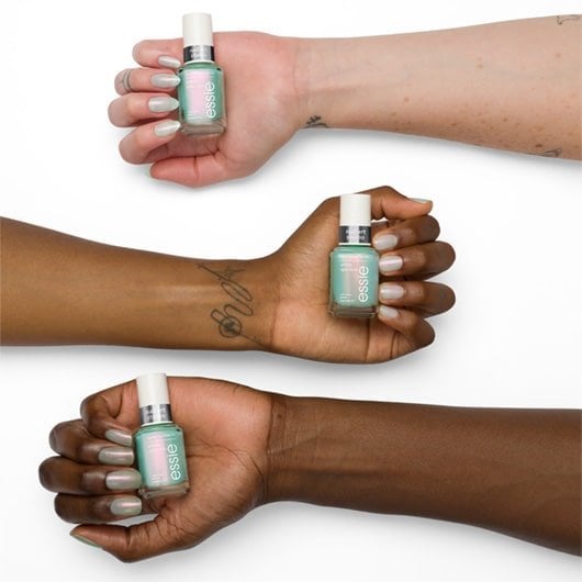 mystic marine special effects nail polish on 3 skintones