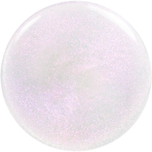 round swatch of blushed metal polish from the essie metallic glaze top coat collection