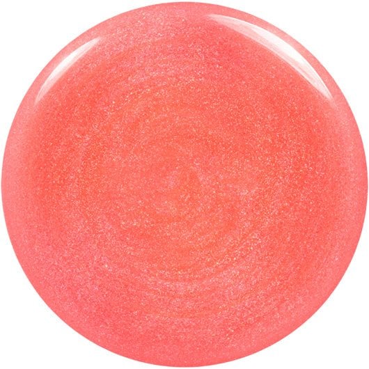 fiercely faceted metallic orange nail polish swatch 